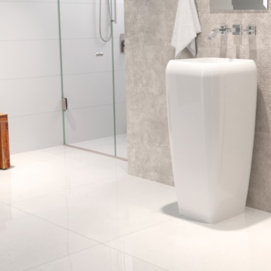 Porcelanato Portinari Loft Wh 58,4x117cm Retificado - Imagem principal - 6a8c4ca7-d058-4c4c-b67a-aba94dbfd172