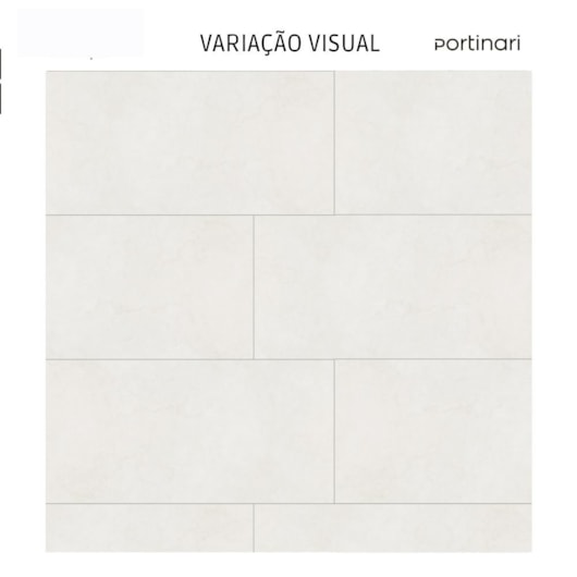 Porcelanato Portinari Loft Wh 60x120cm Retificado - Imagem principal - 4c684225-b33d-4530-99d7-63b48b8e54b6