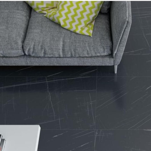 Porcelanato Portinari Lumina Marquina Natural 100x100cm Retificado - Imagem principal - 28ef8461-1158-444f-9225-1d86e637f743