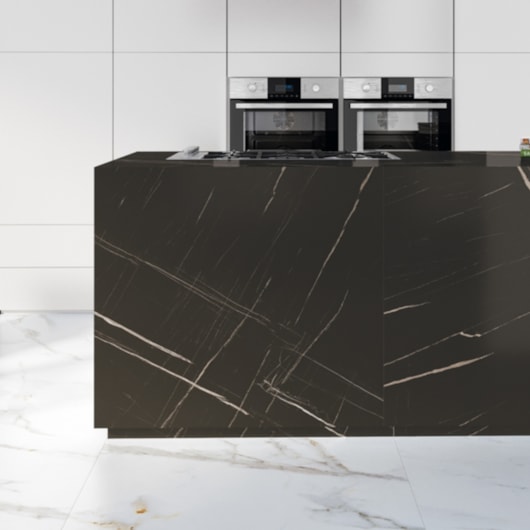 Porcelanato Portinari Lumina Marquina Natural 60x120cm Retificado - Imagem principal - 66b0cc6b-8988-4d01-814a-fba28d2d749c