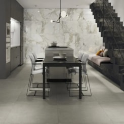 Porcelanato Portinari Momento Grigio Natural 100x100cm Retificado