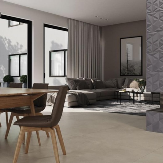 Porcelanato Portinari Monumental Soft Gray Natural 120x120cm Retificado - Imagem principal - e73e9e5e-3519-41e7-8a57-be22200713c1