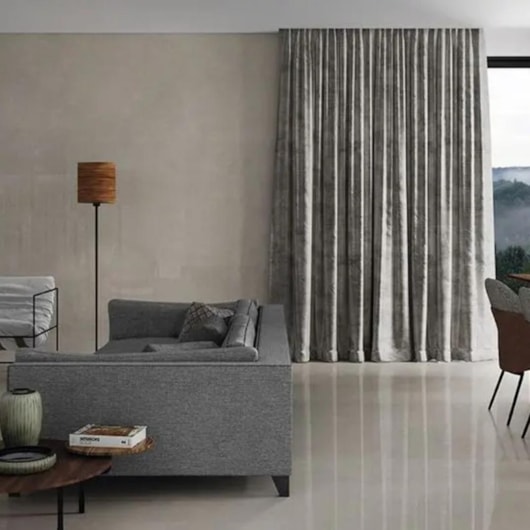 Porcelanato Portinari Monumental Soft Gray Polido 120x120cm Retificado - Imagem principal - ec818bf8-c9f2-4a8c-88ba-b0210498fa15