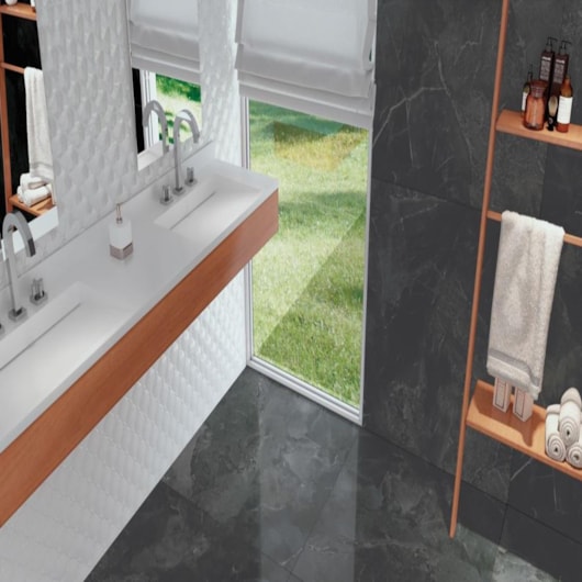 Porcelanato Portinari Opera BK Natural 58,4x117cm Retificado - Imagem principal - 1e10d387-3f63-4198-9def-cd228dac39ba