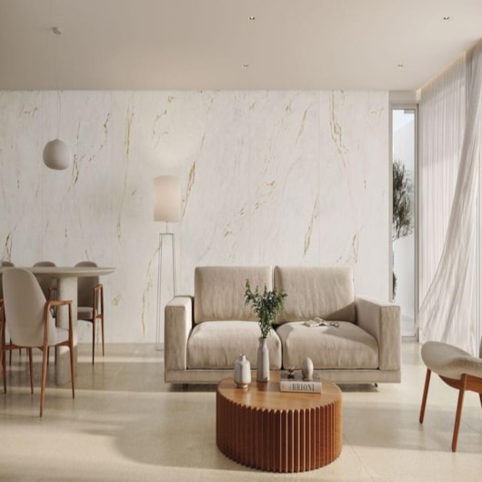 Porcelanato Portinari Parana Gold Wh Polido 120x270cm Retificado - Imagem principal - 50cf549b-5b7f-4e80-ac59-3b6a6cfc13f2