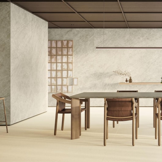 Porcelanato Portinari Perla Imperial Soft Gray Dd Acetinado 120x270cm Retificado - Imagem principal - 5858d08d-18a2-4bff-974f-4607e53ed273