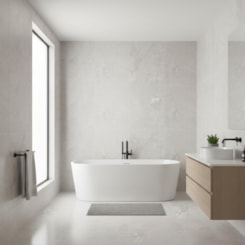 Porcelanato Portinari Pietra Di Savoie Sgr Polido 58,4x117cm Retificado