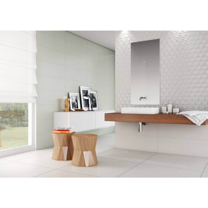 Porcelanato Portinari Portland Hd Off White 87,7x87,7cm Retificado