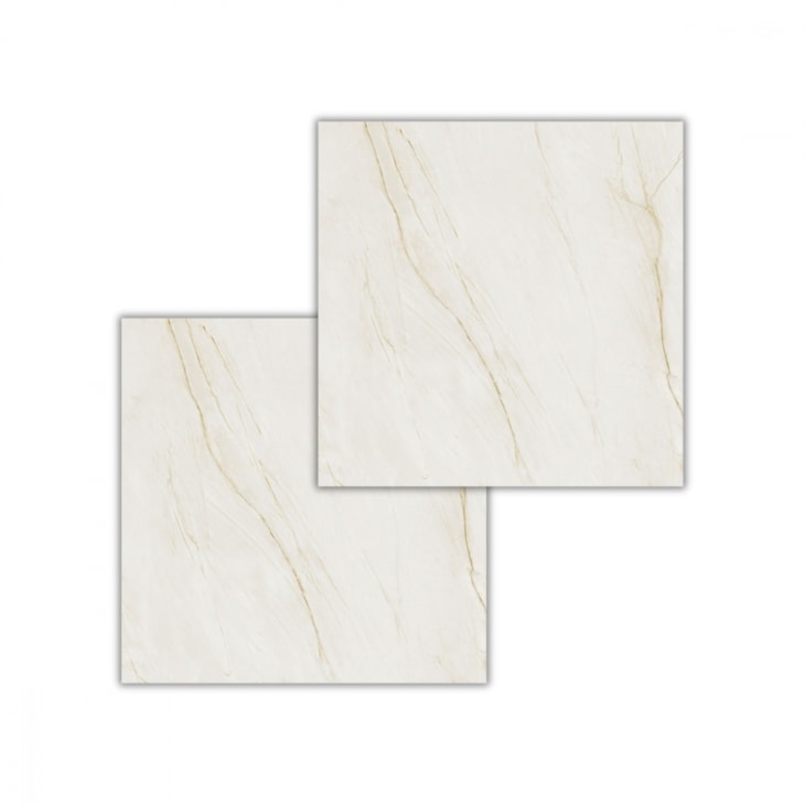 Porcelanato Portinari Solene White Natural 120x120cm Retificado
