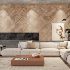 Porcelanato Portinari Tavola Decor Be Natural 58,4x58,4cm Retificado
