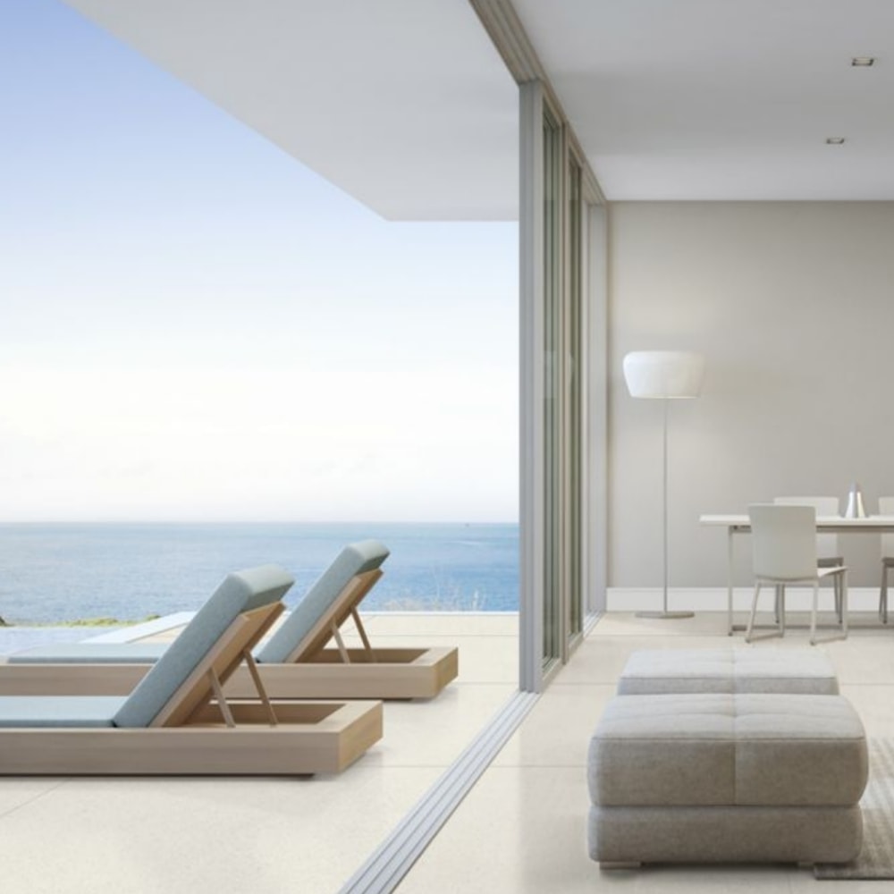 Porcelanato Portinari Venezia Off White Natural 89,8x89,8cm