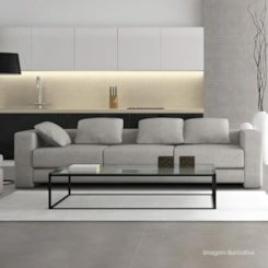 Porcelanato Portinari York Soft Gray Hard  90x90cm Retificado