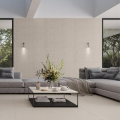 Porcelanato Portinari York Soft Gray Polido 90x90cm Retificado