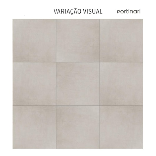 Porcelanato Portinari York Soft Gray Polido 90x90cm Retificado - Imagem principal - 2538072a-7d41-49af-b065-f82720d7d453