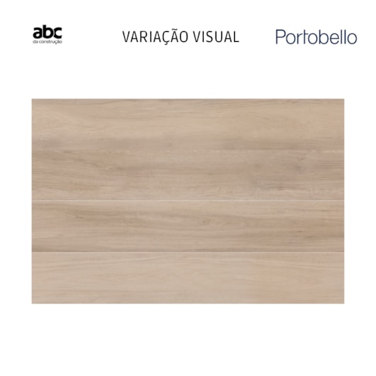 Porcelanato Portobello Betula Natural 20x120cm Retificado  - Imagem principal - e1b832d3-6a75-437a-9242-6cd61ed3ddca