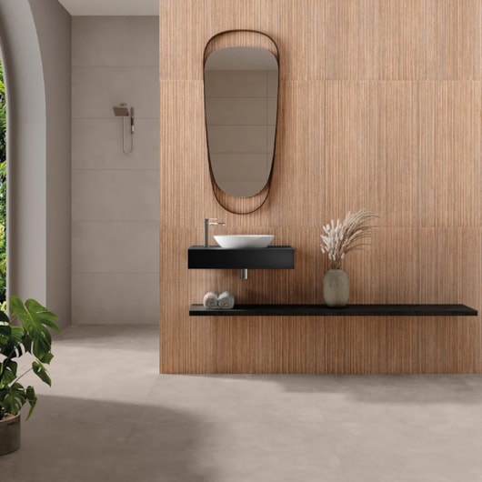 Porcelanato Portobello Hit Gris Natural 120x120cm Retificado - Imagem principal - 23b20d6e-1de9-41b1-a998-16bc67975b42