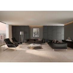 Porcelanato Portobello Hit Gris Natural 80x80cm Retificado