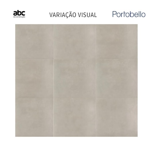 Porcelanato Portobello Hit Gris Natural 80x80cm Retificado - Imagem principal - d9540e46-a3e3-444e-a515-cfb978ae654a