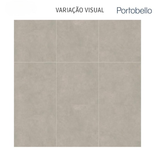 Porcelanato Portobello Hit Gris Natural 90x90cm Retificado - Imagem principal - 05e2630a-dc11-4132-8bbf-3279f168e821