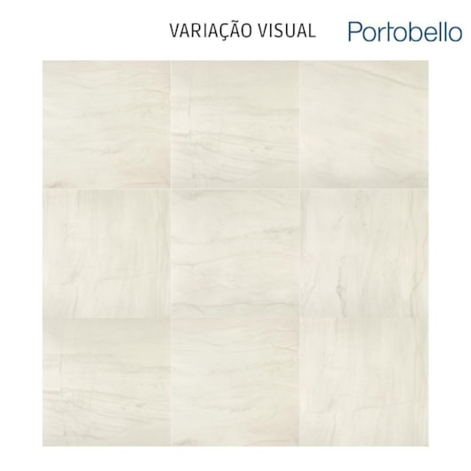 Porcelanato Portobello Mont Blanc Natural 120x120cm Retificado - Imagem principal - b84865d3-4195-4098-b471-b61cc1dbdf4a
