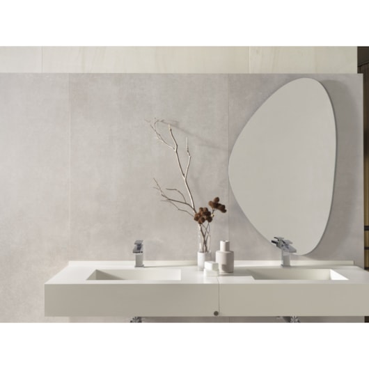 Porcelanato Portobello Nord Ris Cinza Natural 90x90cm Retificado - Imagem principal - 4553af19-99a3-47b2-8f67-7a6d1628dbe4