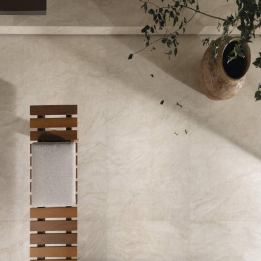 Porcelanato Portobello Vena Roma Crema Natural 120x120cm Retificado - Imagem principal - 987df632-f817-45b5-b01d-ca462578879c