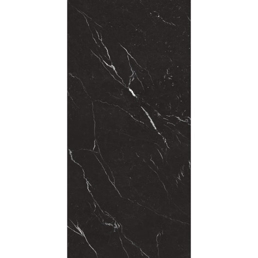 Porcelanato Retificado 120x250cm Nero Marquina Polido A Roca - Imagem principal - b4499da3-374f-45d3-aa1c-7bda596a829f