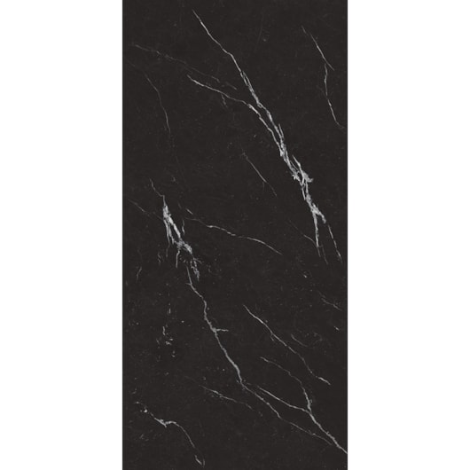 Porcelanato Retificado 120x250cm Nero Marquina Polido A Roca - Imagem principal - e67b4c3f-74c0-42dd-9dce-53979f1fb906