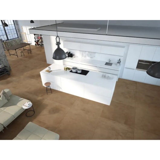 Porcelanato Retificado Barcelona Fendi Acetinado Delta 84x84 cm - Imagem principal - 323b6e33-1fee-4b06-b4d9-096d33ca0f2d