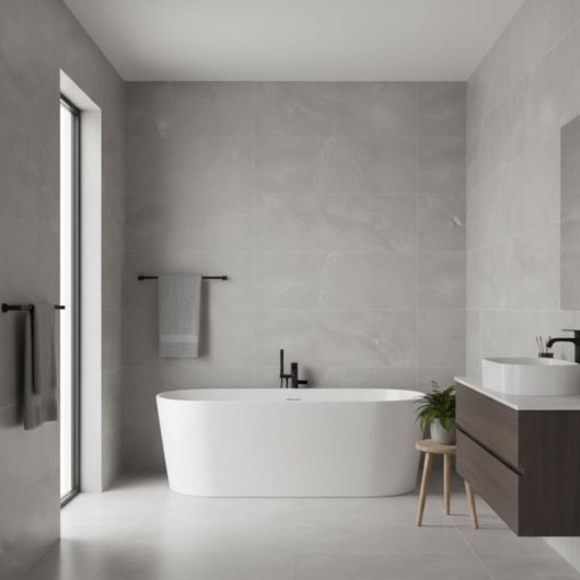 Porcelanato Retificado Dolmen Cinza Polido Eliane 60X120Cm - Imagem principal - a7ea8975-0935-4cae-b1e2-a5dd23ef6f7c