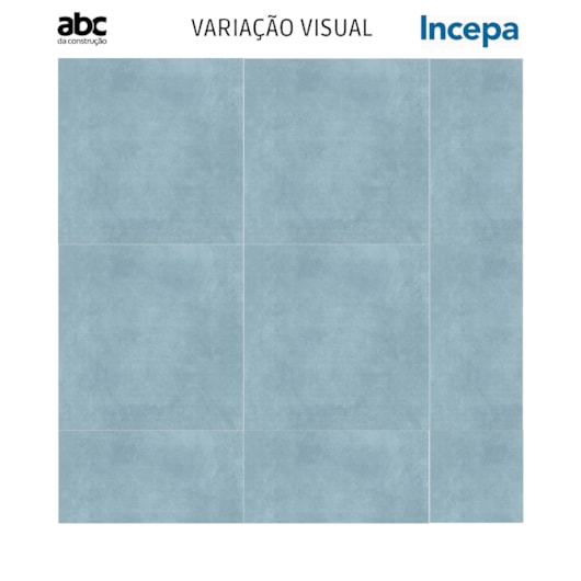 Porcelanato Retificado Duo Concret Gris Acetinado 7mm A Incepa 90x90 cm - Imagem principal - 743ab81c-7f72-46e2-a26c-58a9e9a52d43