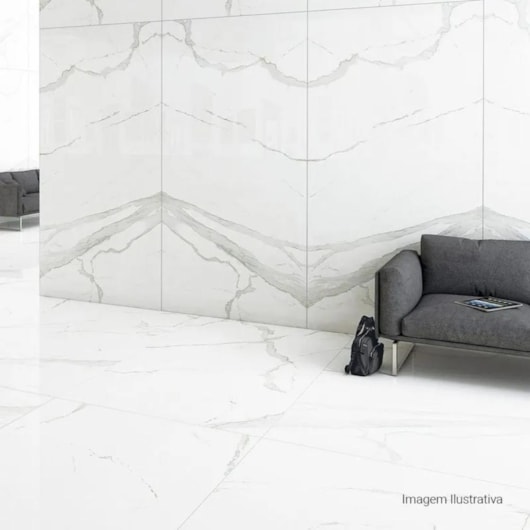 Porcelanato Retificado Duomo Marmo Open Book Polido Portinari 120X240Cm - Imagem principal - 3207ee47-c253-4fe0-8f61-eff3ae382015