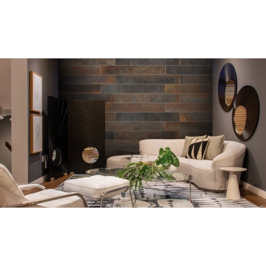 Porcelanato Retificado Ironwork Acetinado A Villagres 20x141,5 cm - Imagem principal - 97106cc4-b78a-49fb-b07c-6a2c4016b7a6