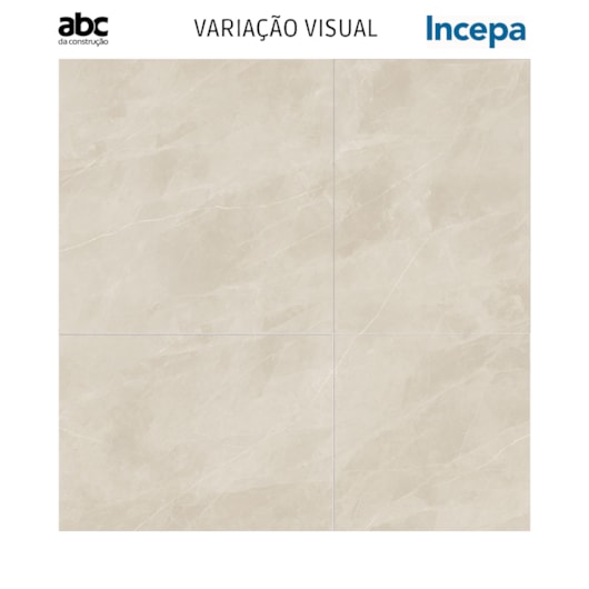 Porcelanato Retificado Lm Ortiz Bege Acetinado Incepa 120x120cm - Imagem principal - 6b0e1362-a1ca-4779-bbbc-ca25d1b43335