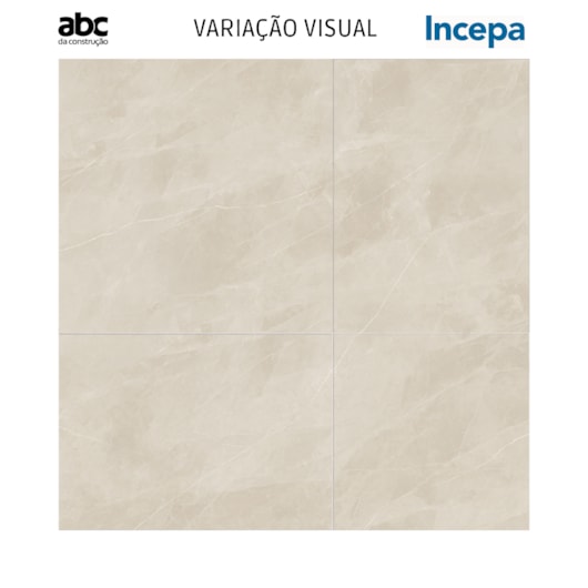 Porcelanato Retificado Lm Ortiz Bege Acetinado Incepa 120x120cm - Imagem principal - 6bc4e674-7f41-41ed-a02f-20d57275fa45