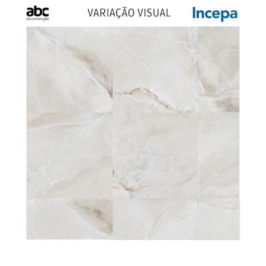 Porcelanato Retificado Onice Polido 7mm A Incepa 90x90 cm - Imagem principal - 9fe63dbf-1690-4f87-a8d3-052d25356413