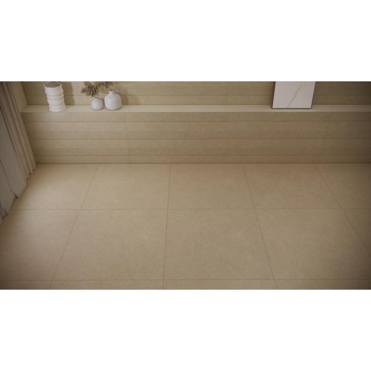 Porcelanato Villagres Areia Externo 108x108cm Retificado