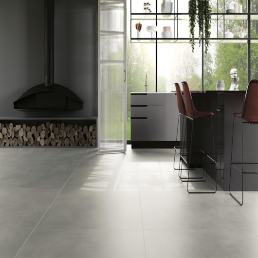 Porcelanato Villagres House Cement Externo SAP 123x123cm Retificado - Imagem principal - e44288cb-a793-40c6-9cb6-6af2853efd39