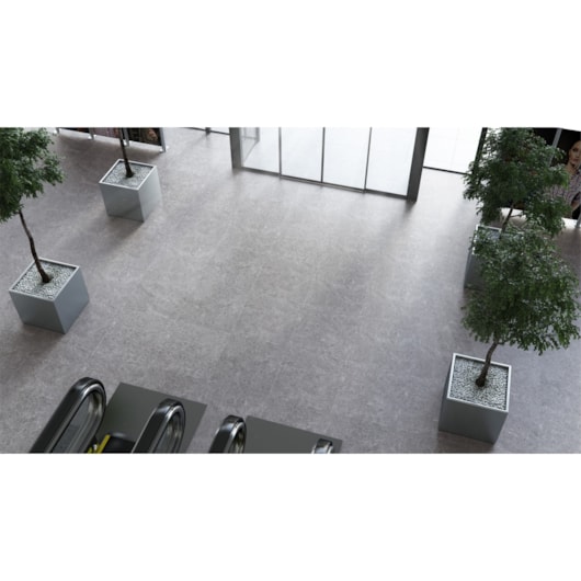 Porcelanato Villagres Lombardia Grey Natural 108x108cm Retificado   - Imagem principal - 56de4a5a-0fa0-46de-8144-d942acddfc5c