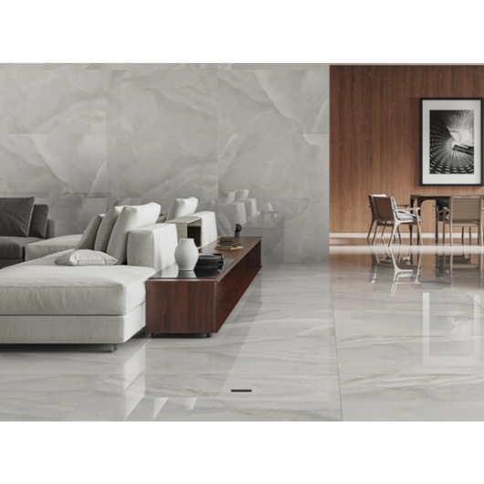 Porcelanato Villagres Lumina Polido 123x123cm Retificado - Imagem principal - 041096a9-6d01-4be2-93e1-4eb3f28a9d0e
