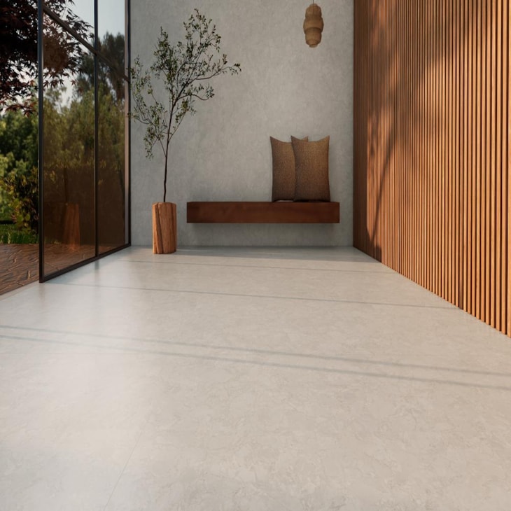 Porcelanato Villagres Minerale Zen Aurora Externo Sap 123x123cm Retificado
