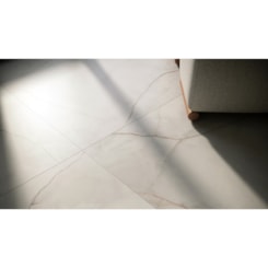 Porcelanato Villagres Palazzo Ducale Bianco Polido 80,5x140cm Retificado 