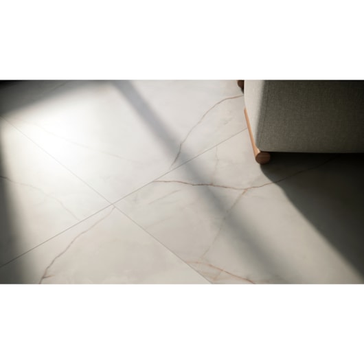 Porcelanato Villagres Palazzo Ducale Bianco Polido 80,5x140cm Retificado  - Imagem principal - f3bf7db7-677a-41d9-9615-ea0c904b7af7