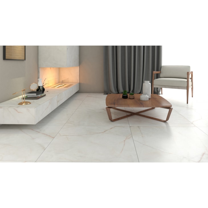 Porcelanato Villagres Palazzo Ducale Natural 92x92cm Retificado