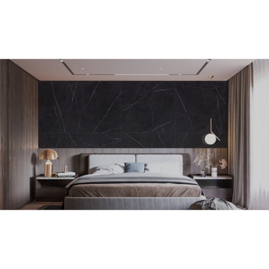 Porcelanato Villagres Royal Black Polido 108x108cm Retificado - Imagem principal - a5ab044d-7f8a-4d6d-bb3c-cec72993419e
