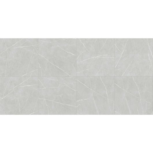 Porcelanato Villagres Savoy Silver Polido 108x108cm Retificado  - Imagem principal - 78cc7783-4ea4-48a2-bcfc-8ad890ebd2cc