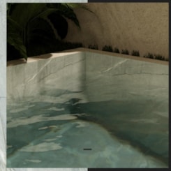Porcelanato Villagres Tiffany Green Polido 80,5x140cm Retificado
