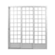 Porta De Aço 4 Folhas Quadrado Branco MGM 215x200x12cm - 509f0363-dec6-4369-a258-4d3bb458ceac