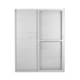 Porta De Correr Abertura Pela Esquerda 3 Folhas Sol Veneziana Branco MGM 210x140cm - 54915361-2e88-4723-bb78-8fa07ad6c352