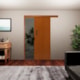Porta De Correr Melamínica Direita Madeira Lisa Mogno MGM 215x90cm - 02b4bae3-2a0c-40a6-93f8-dd68fad64f21